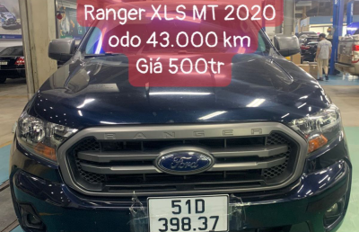 FORD RANGER XLS MT ĐỜI 2020 MÀU XANH ĐEN